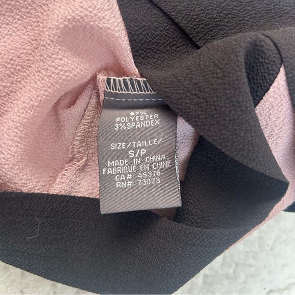 SUZY SHIER Pink and Black Blouse Relaxed Fit - Picture 5 of 11